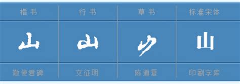 山 古字|山的各种形体古体字,如大篆，小篆，隶书等怎么写？